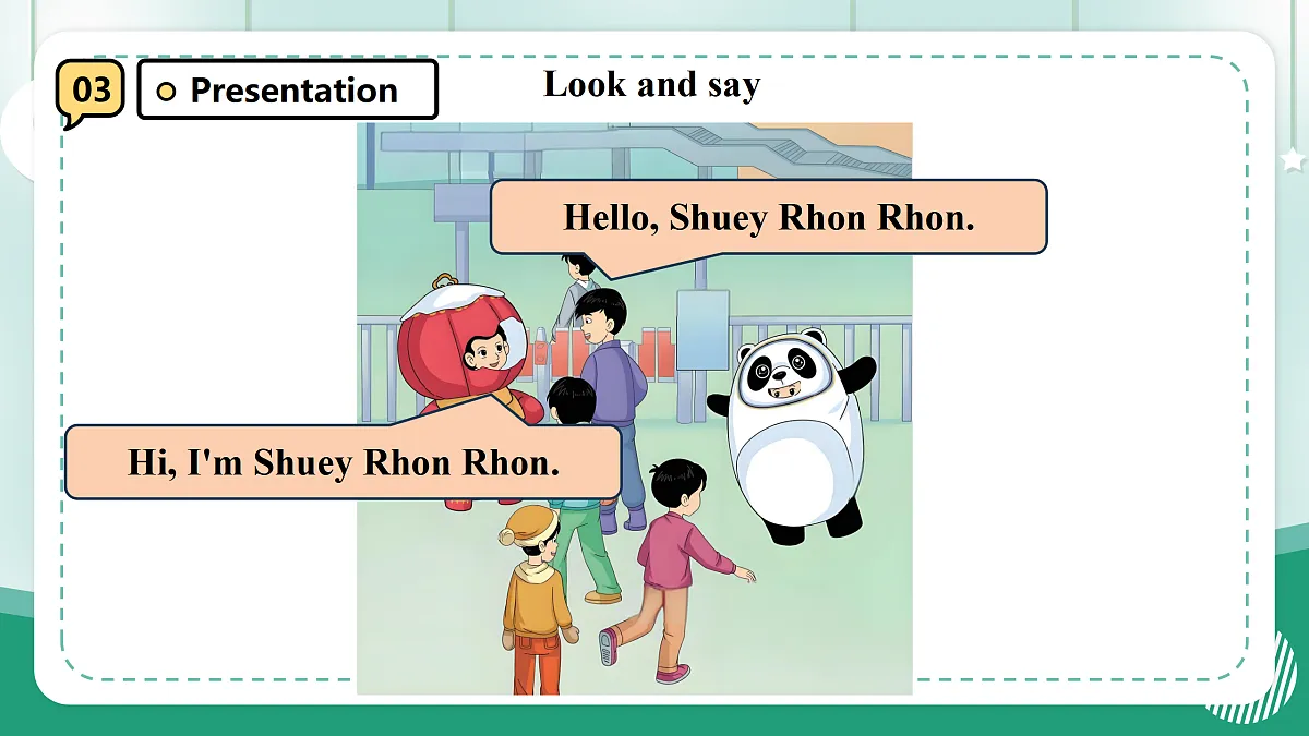 陕旅版 三上 Unit 2 Lesson 1 Part A Let’s talk 课件第7页