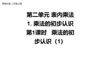 小学数学西师大版（2024）二年级上册（2024）第二单元 表内乘法乘法的初步认识图片ppt课件
