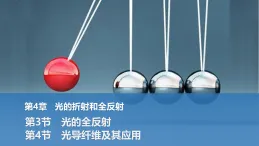 2025-2026學(xué)年高中物理魯科版（2019）選擇性必修第一冊 4.3光的全反射 4.4光導(dǎo)纖維及其應(yīng)用 課件
