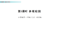 北京版（2024）一年级上册（2024）参观校园课文课件ppt