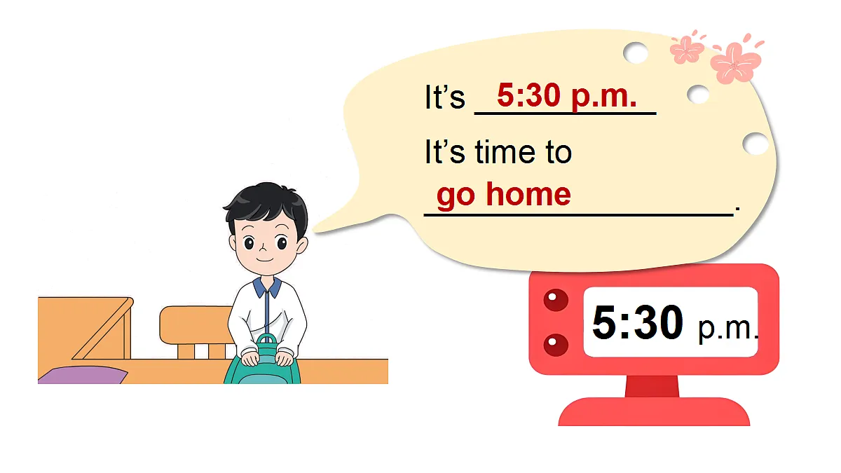 Lesson 1 I get up at 7:30 a.m第4页