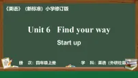 外研版（三起）2024四年级上册（2024）Unit 6 Find your way说课ppt课件