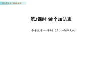 小学数学西师大版(2024)一年级上册(2024)认识加法图片ppt课件