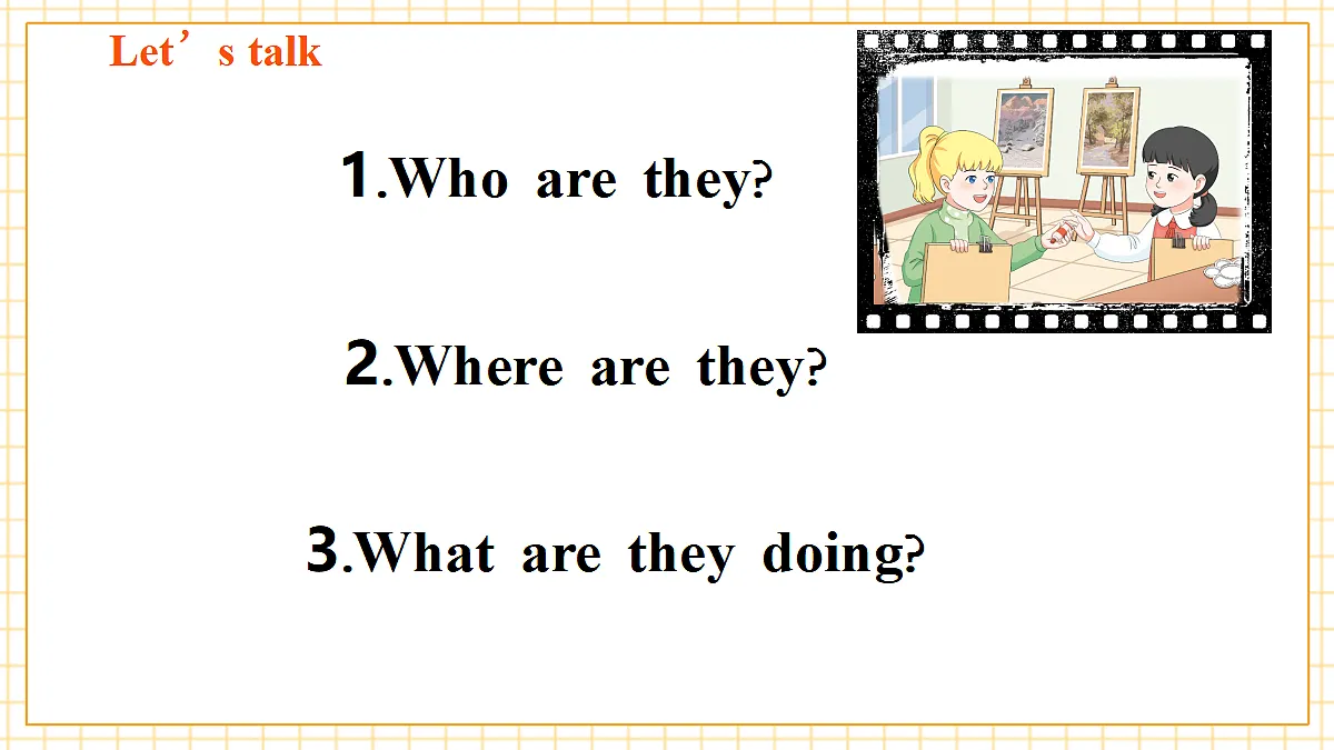 Unit1 Making friends Part B Let’s talk & Look and match第7页