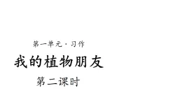 第一單元《習(xí)作：我的植物朋友》課件第2課時(shí)