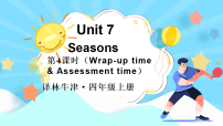译林版（三起）（2024）四年级上册（2024）Unit 7 Seasons图文课件ppt