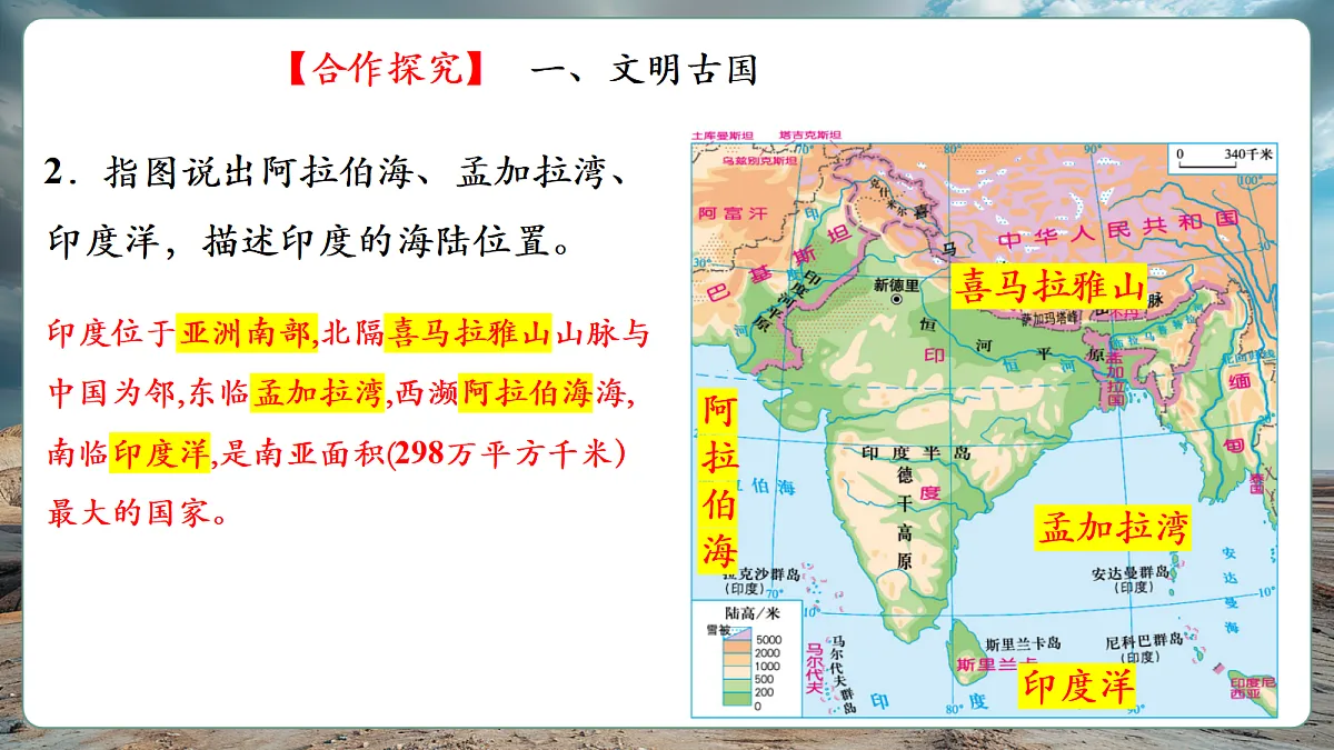 【新课标】第八章认识国家8.2印度 精品课件第7页