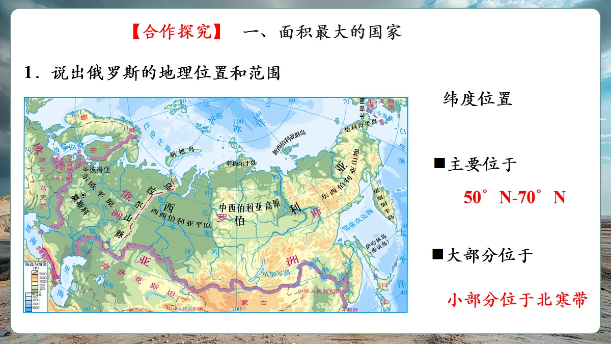 【新课标】第八章认识国家 8.3俄罗斯 精品课件第8页