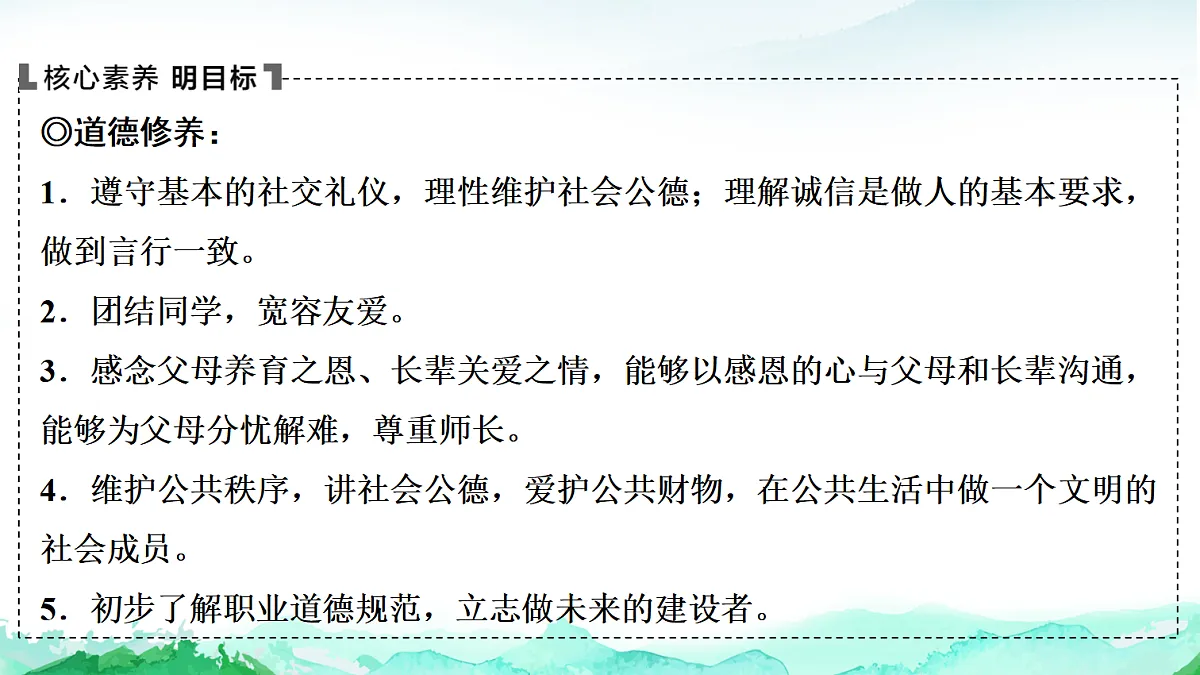 中考道德与法治复习主题二道德教育课件第2页