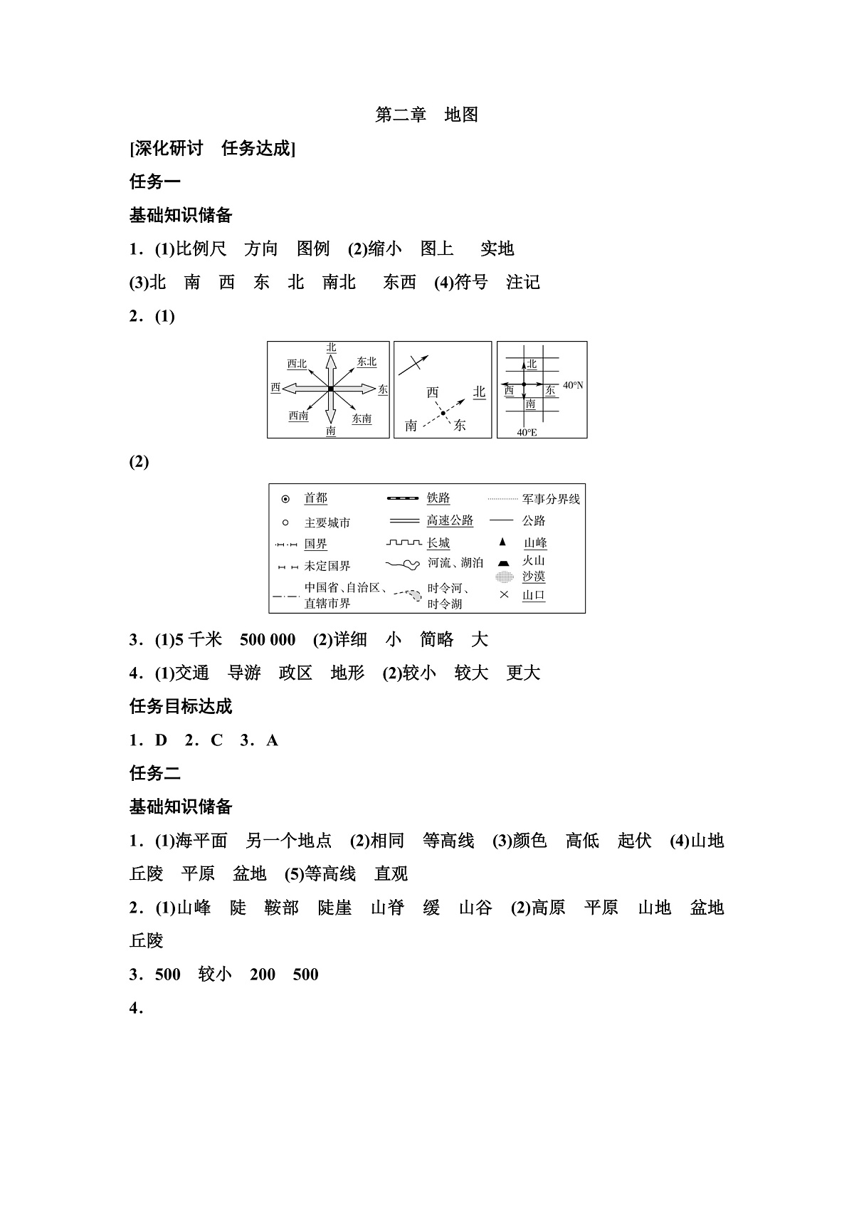 第二章 地图答案第1页