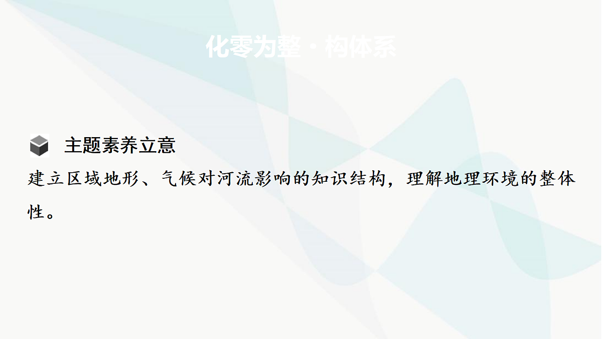 中考地理复习主题串讲4地形、气候对河流的影响课件第2页