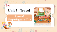 北师大版(2024)八年级上册(2024)Lesson 2 Preparing for a Trip图文课件ppt