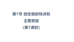 12.1 微生物的特點(diǎn)和主要類(lèi)型（課件）2025-2026學(xué)年北師大版八年級(jí)生物上冊(cè)