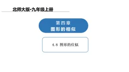 4.8 圖形的位似課件-北師大版九年級上冊數(shù)學(xué)
