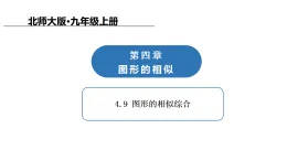4.9 圖形的相似綜合課件-北師大版九年級上冊數(shù)學(xué)