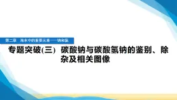 人教版高中化學(xué)必修第一冊(cè)第二章專題突破(三)碳酸鈉與碳酸氫鈉的鑒別、除雜及相關(guān)圖像課件+學(xué)案