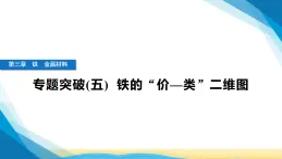 人教版高中化學(xué)必修第一冊(cè)第三章鐵金屬材料專題突破(五)鐵的“價(jià)—類”二維圖課件+學(xué)案