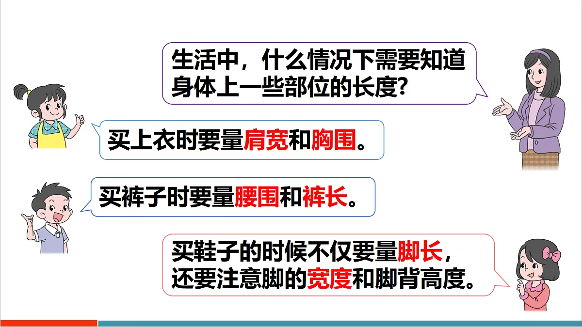 身体上的尺子-身体上的长度第3页