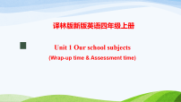 译林版（三起）（2024）四年级上册（2024）Unit 1 Our school subjects教案配套ppt课件
