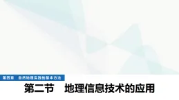 中圖版高中地理必修第一冊(cè)第四章自然地理實(shí)踐的基本方法第二節(jié)地理信息技術(shù)的應(yīng)用課件+學(xué)案