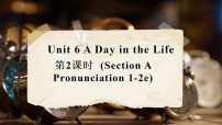 人教版（2024）七年级上册（2024）Unit 6 A Day in the Life Section A授课ppt课件