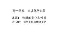 人教版(2024)九年级上册(2024)物质的变化和性质习题课件ppt