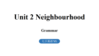 初中英语牛津译林版（2024）七年级下册（2024）Module 1 My country & my peopleUnit 2 Neighbourhood背景图课件ppt