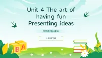 初中英语外研版(2024)七年级下册(2024)Presenting ideas课文ppt课件