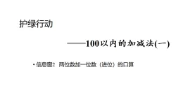 2025年青島版一年級(jí)數(shù)學(xué)下冊(cè) 4.2 兩位數(shù)加一位數(shù)（進(jìn)位）的口算（課件）