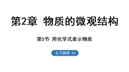 浙教版七年級科學下冊2.5 用化學式表示物質(zhì)（課件）