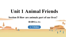 新人教版七年級(jí)英語(yǔ)下冊(cè)Unit 1 Animal Friends (第5課時(shí)) Section B 2a-2b(課件)