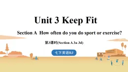 新人教版七年級(jí)英語(yǔ)下冊(cè)Unit 3 Keep Fit (第3課時(shí)) Section A 3a-3d（課件）