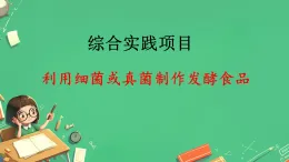 初中  生物  人教版（2024）  七年級上冊（2024）  第二單元綜合實踐項目 利用細菌或真菌制作發(fā)酵食品 課件