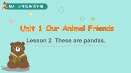 2026年春閩教版三年級英語下冊Unit 1 Our Animal Friends Lesson 2 These are pandas（課件）