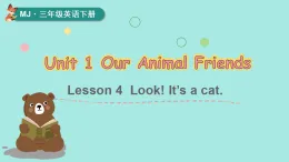 2026年春閩教版三年級英語下冊Unit 1 Our Animal Friends Lesson 4 Look! It's a cat（課件）