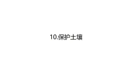 青島版四年級科學下冊 10.保護土壤（教案+課件）