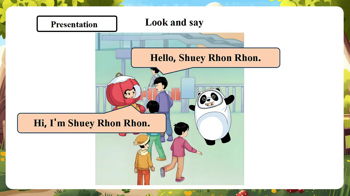 陕旅版 三上 Unit 2 Lesson 1 Part A Let’s talk 课件第7页