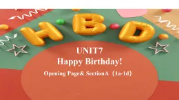Unit 7 課時1 Section A（1a-1d）（課件）-2025-2026學年七年級英語上冊（人教版2024）