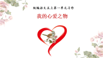 小学语文统编版（2024）五年级上册习作：我的心爱之物教课内容课件ppt