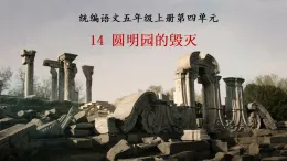 第14課《圓明園的毀滅》  課件  2025-2026學年五年級語文上冊 統(tǒng)編版