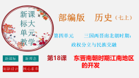 初中历史人教版（2024）七年级上册（2024）东晋南朝政治和江南地区开发课前预习ppt课件