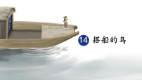 小学语文14 搭船的鸟图文ppt课件