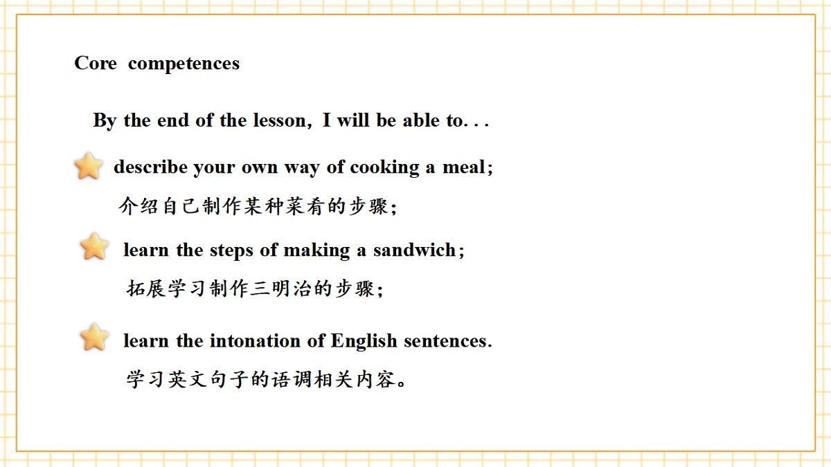 Unit 3 I'm the Chef Today! Period 4 课件 第3页