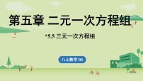 北师大版（2024）八年级上册（2024）*5 三元一次方程组课文配套课件ppt