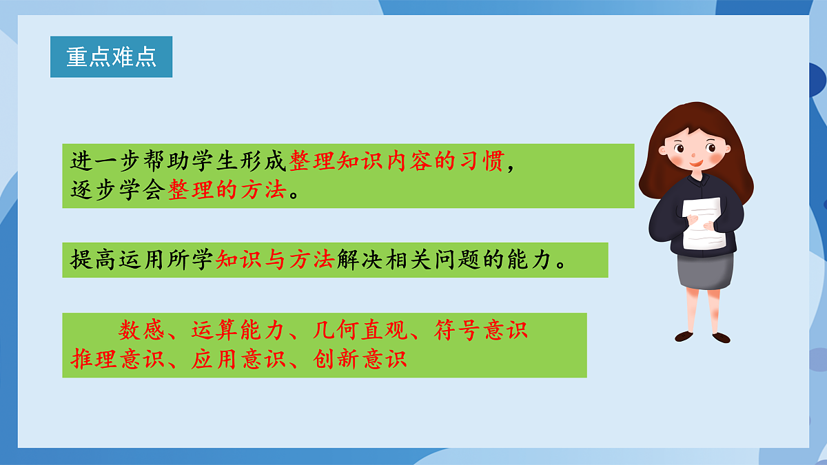 北师大版数学四下7.1《 数与代数总复习》(教学课件)第3页