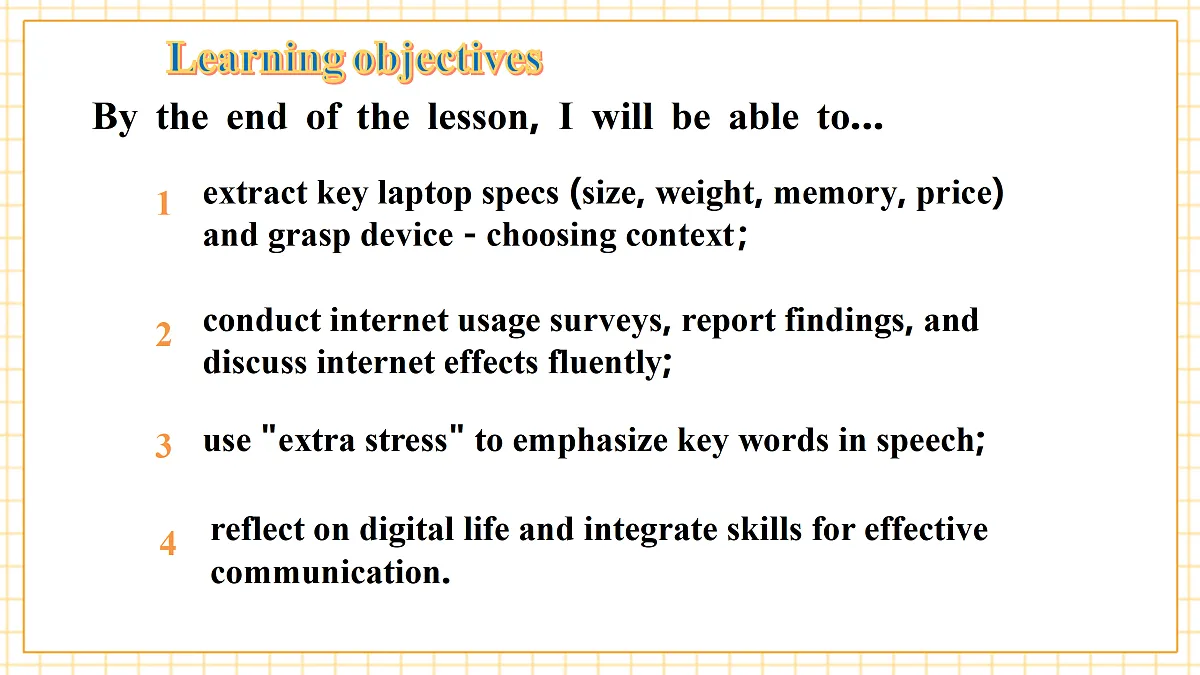 Unit 3 Our digital lives 第2课时Listening & Speaking 课件-新沪教版 八上第3页