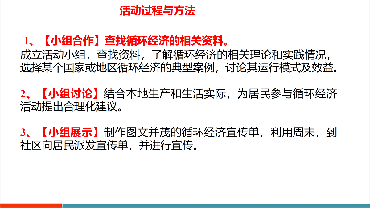 主题活动九 开展循环经济社区宣传志愿活动 课件第5页