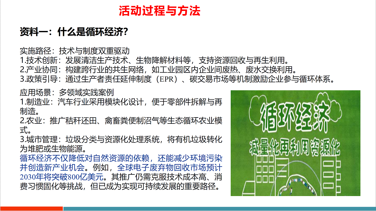 主题活动九 开展循环经济社区宣传志愿活动 课件第8页