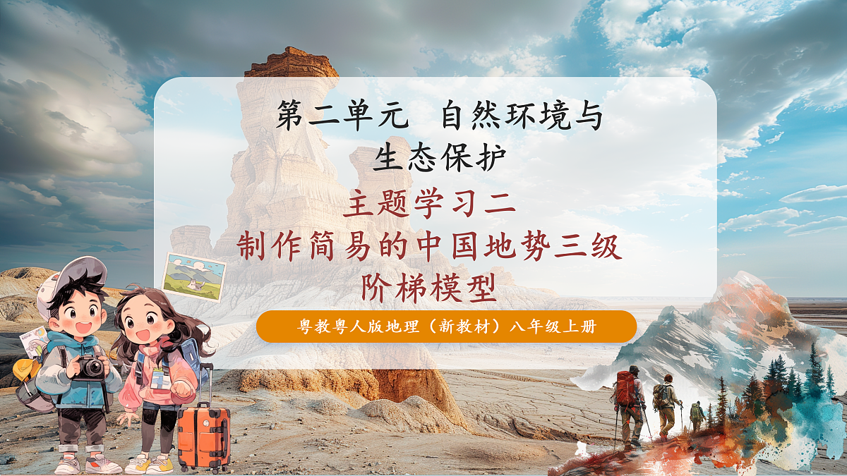 主题活动二 制作简易的中国地势三级阶梯模型 课件第1页