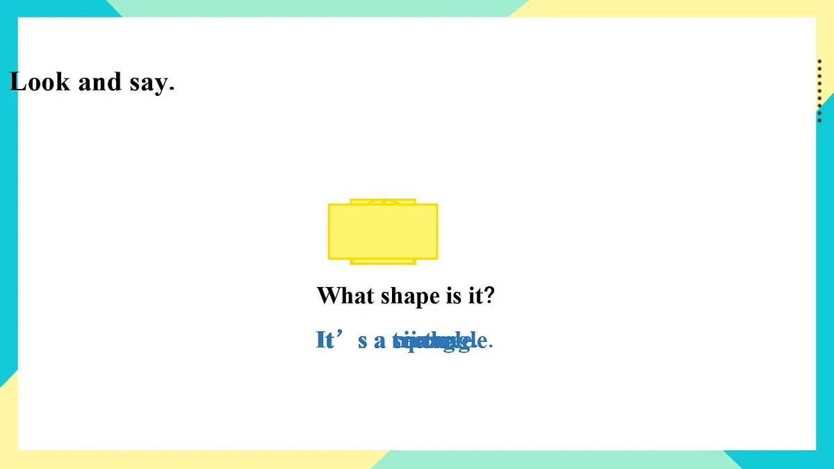 Unit 5 Shapes are fun!:Phonics & Self-check课件第3页
